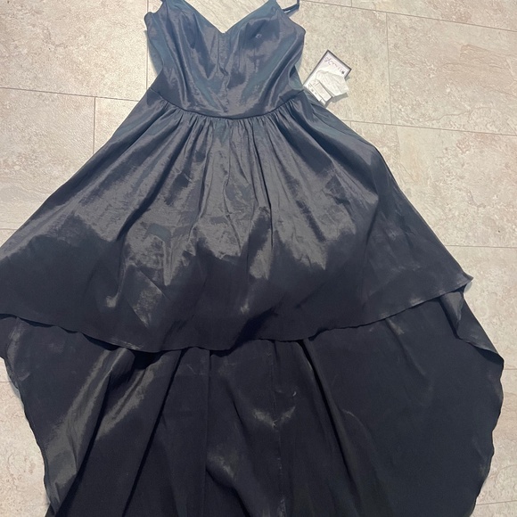 New Black Mother Bride B. Darlin Dress,New w tags Receipt,High low Mom of groom - Picture 1 of 6